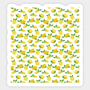 Lemon Pattern Sticker